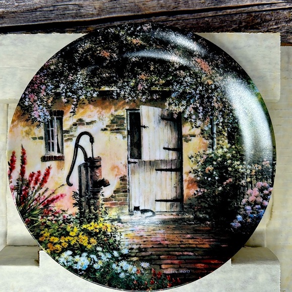 The Bradford Exchange Maurice Harvey “The Old Hand Pump” with box​ - Picture 1 of 6